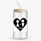 Банка с бамбуковой крышкой