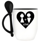 Кружка с ложкой