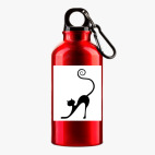 Металлическая бутылка 400 мл UV-DTF