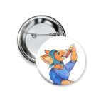 Лиса ест мухомор