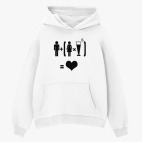 Толстовка худи оверсайз