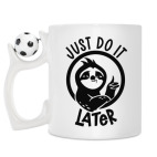 Кружка с футбольным мячиком