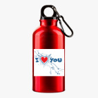 Металлическая бутылка 400 мл UV-DTF