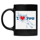 Кружка цветная UV-DTF