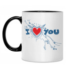 Кружка двухцветная