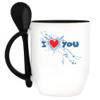 Кружка с ложкой