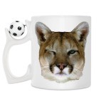 Кружка с футбольным мячиком