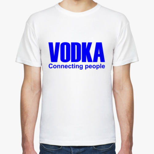 Футболка с принтом VODKA
