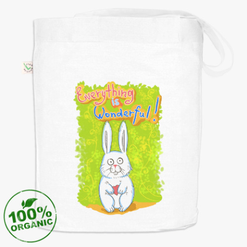 Сумка шоппер с принтом Всё будет чудесно!