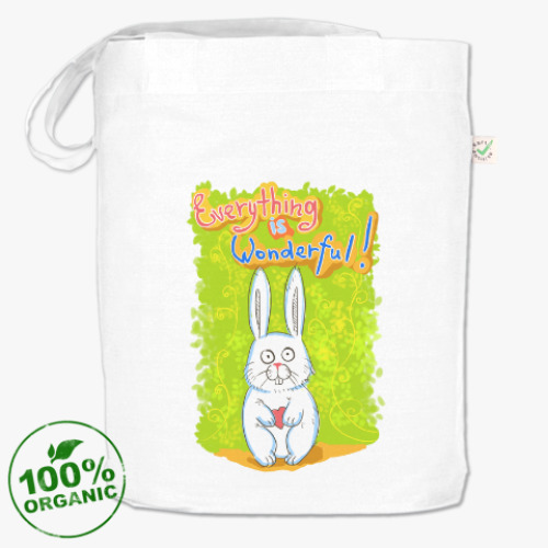 Сумка шоппер с принтом Всё будет чудесно!