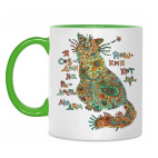 Двухцветная кружка Йошкин кот