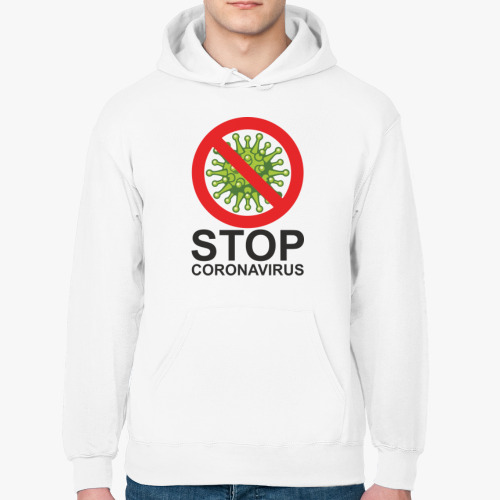 Толстовка худи Stop coronavirus