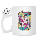 Кружка с футбольным мячиком