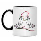 Кружка двухцветная