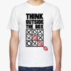 Классическая футболка  Think Outside The Box