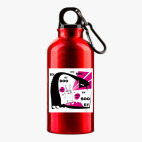 Металлическая бутылка 400 мл UV-DTF