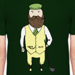 Джентльмен с клюшкой для гольфа