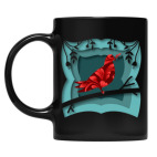 Кружка цветная UV-DTF