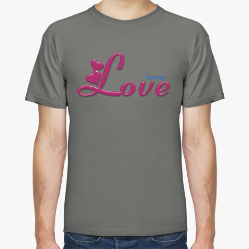 Футболка с принтом Love