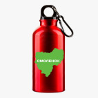 Металлическая бутылка 400 мл UV-DTF