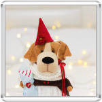 Собачка с подарочной косточкой