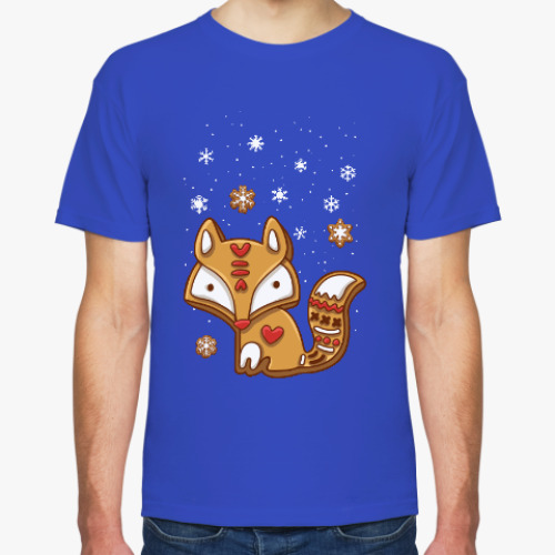 Футболка с принтом Пряничная лиса