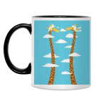 Кружка двухцветная