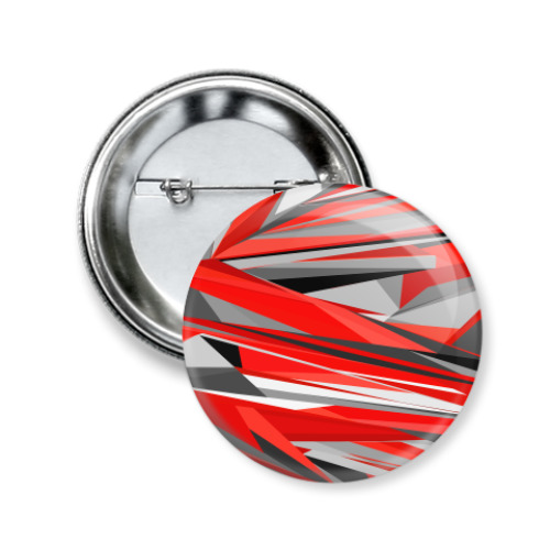 Значок 50мм с принтом Анархист арт