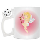 Кружка с футбольным мячиком