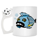 Кружка с футбольным мячиком