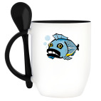 Кружка с ложкой