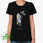 Женская футболка органик