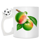 Кружка с футбольным мячиком