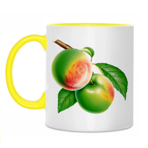 Кружка с принтом Фрукты
