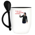 Кружка с ложкой