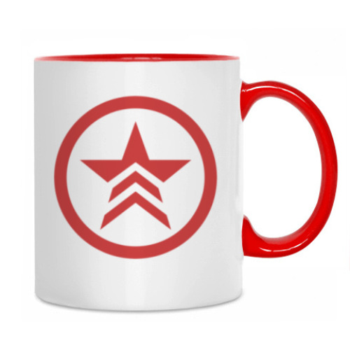 Кружка с принтом I believe in commander Shepard (renegade)