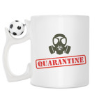 Кружка с футбольным мячиком