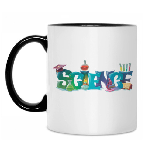 Кружка с принтом Наука и жизнь (Science)