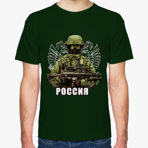 Футболка с принтом Россия