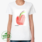 Женская футболка органик