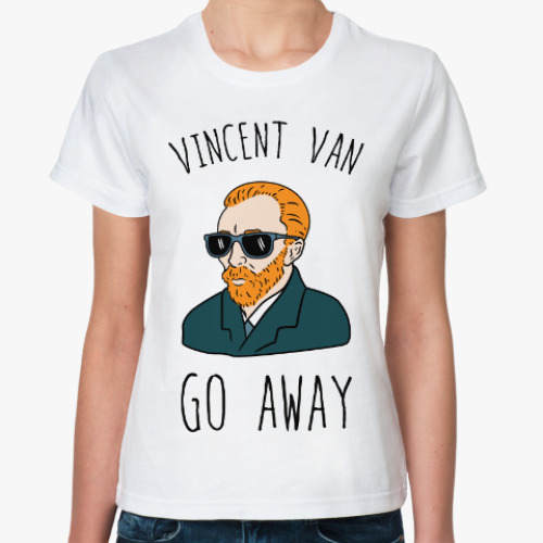 Классическая футболка Vincent Van Go Away