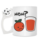 Кружка с футбольным мячиком