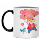 Кружка двухцветная