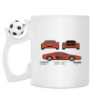 Кружка с футбольным мячиком