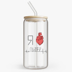 Банка с бамбуковой крышкой