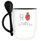 Кружка с ложкой