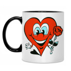 Кружка двухцветная