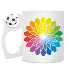 Кружка с футбольным мячиком