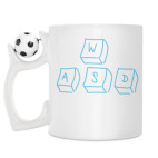 Кружка с футбольным мячиком