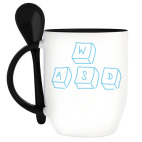 Кружка с ложкой